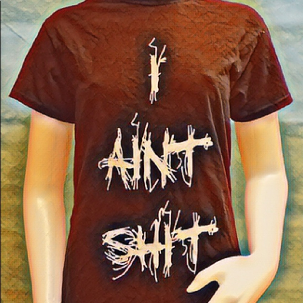 Statement shirt. Black.